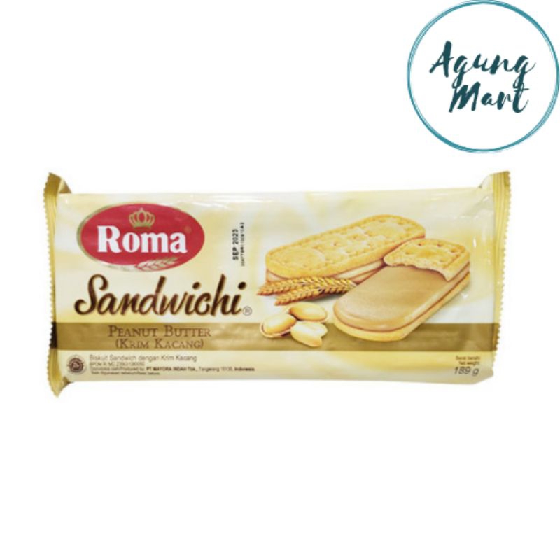 

Roma Biscuit Sandwichi Peanut Butter Pck 216g