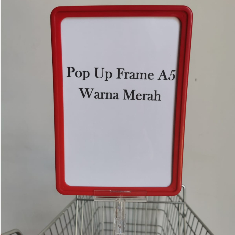 

Papan Harga Supermarket - Papan Harga Minimarket - Papan Promo - Pop Up Frame A5 Minimarket