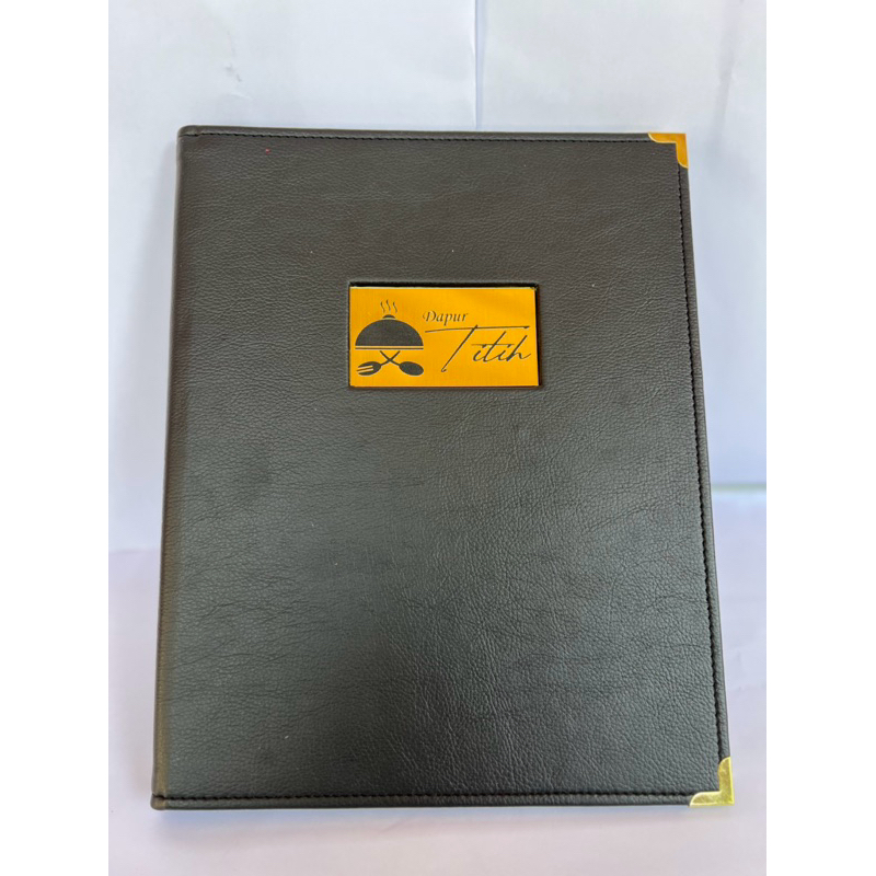 

COVER BUKU MENU logo digrafir(grafo) ukuran A4 dibaut/Ring