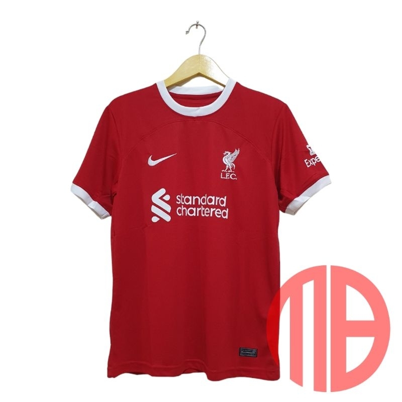 Jersey Sepak Bola Liverpool Home 23/24 Grade Ori / Baju Bola Liverpool Home 2023/2024 GO