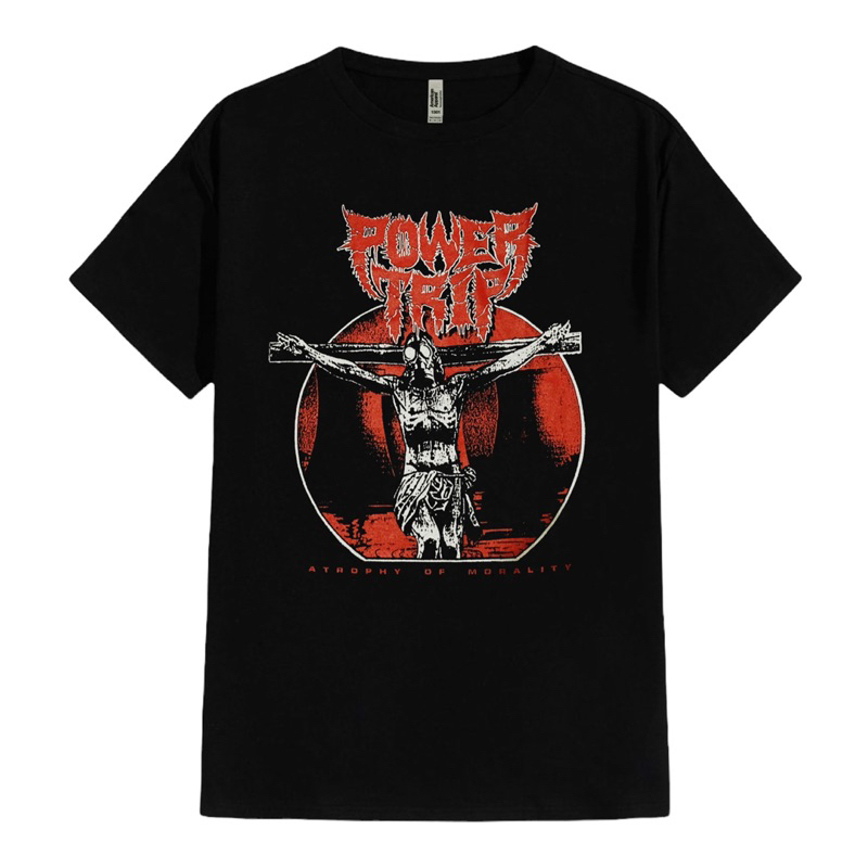 T-SHIRT / KAOS BAND OFFICIAL POWER TRIP - MORALITY