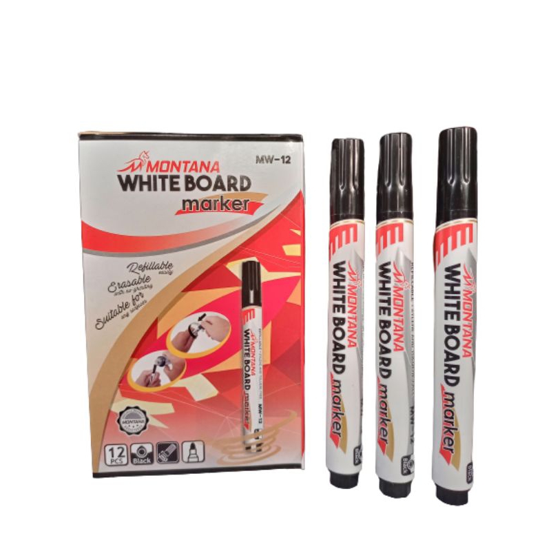 

SPIDOL WHITE BOARD MARKER MONTANA MW-12 1pcs