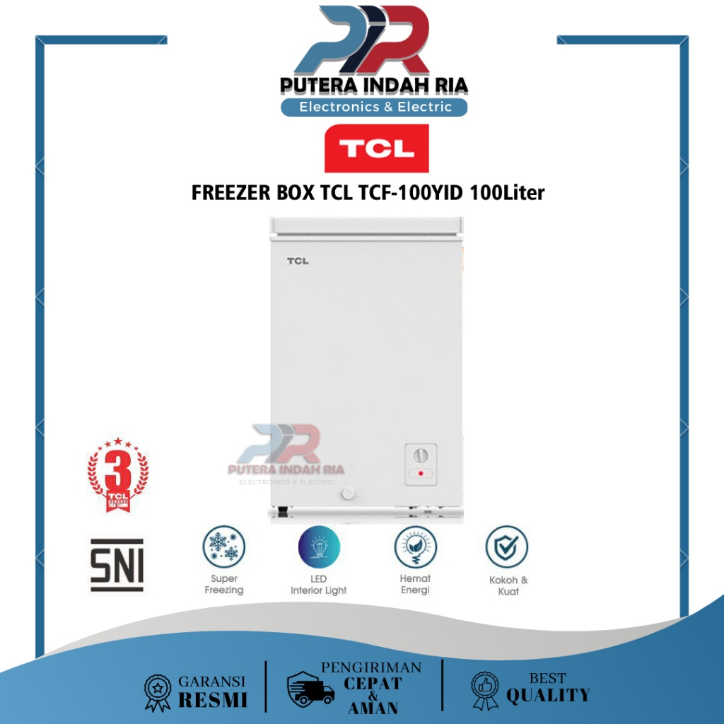 FREEZER BOX TCL TCF-100YID / Chest Freezer TCF 100YID 100Liter