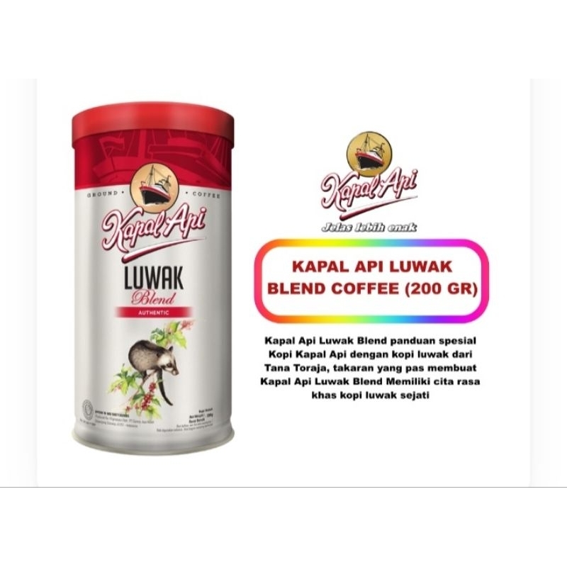 

Kapal api luwak blend