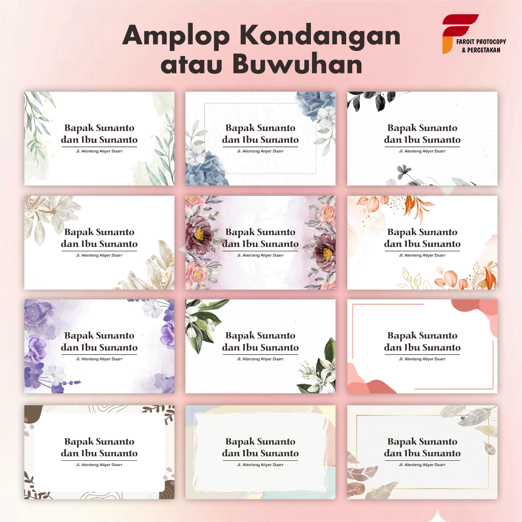 

Amplop Kondangan, Amplop Buwuh, Amplop Becek, Custom Murah Meriah Design Aestetik Express Tanpa PO