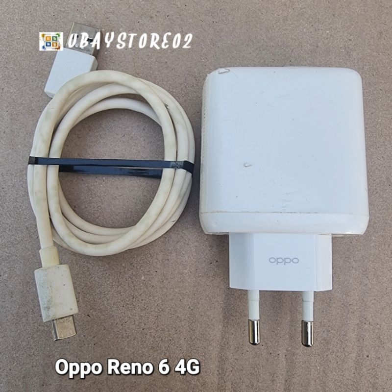 Charger Cabutan Oppo Reno 6 4G Original 100% [Second]