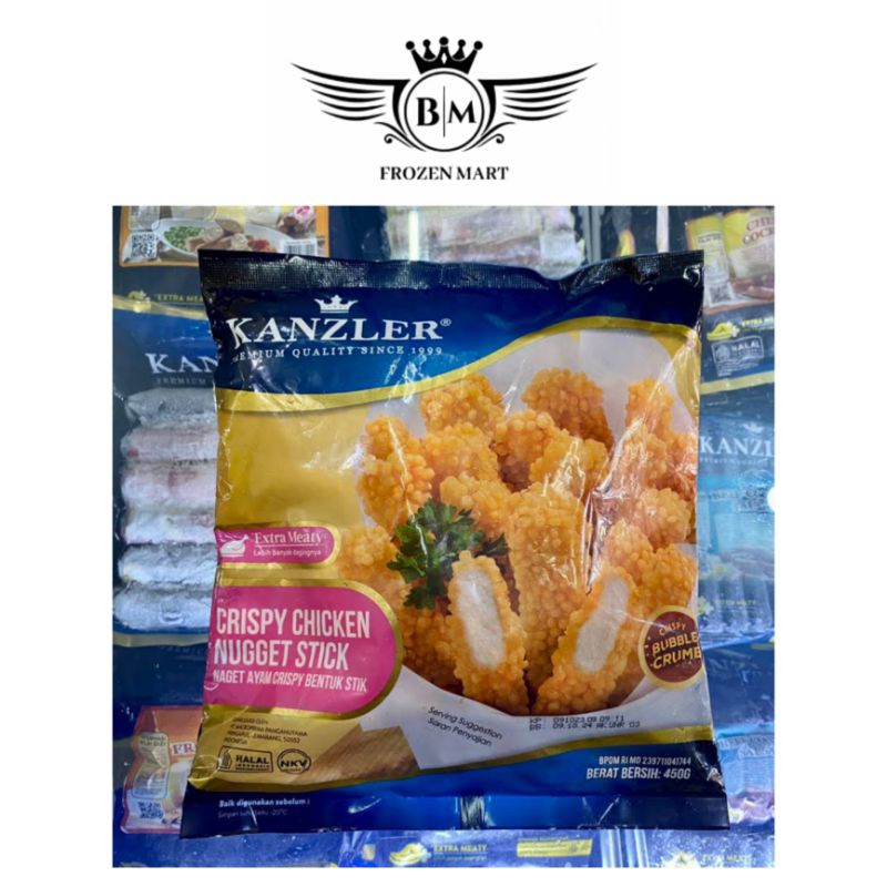 

Kanzler Chicken Nugget Stick Crispy 450gr.