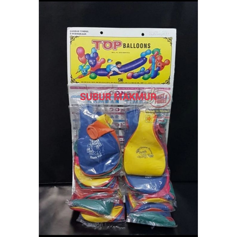 BALON TOP KKL ukuran Besar / BALON Tiup TOP KKL