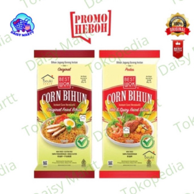 

Best Wok Bihun Jagung Goreng Instan 68gr - promo heboh