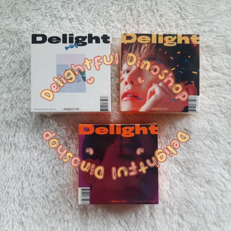 (READY STOCK) BAEKHYUN EXO 2ND MINI ALBUM DELIGHT CANDY KIHNO KIT