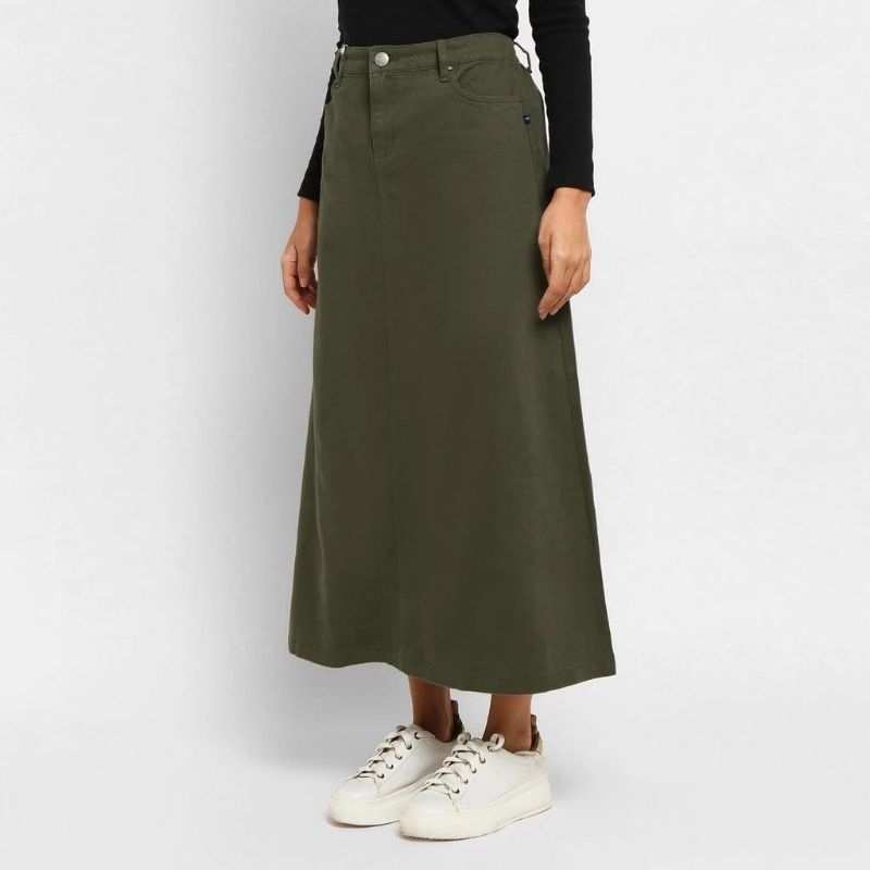 FLAMOUSH VESTEN Green Long Skirt - tag. 439.900