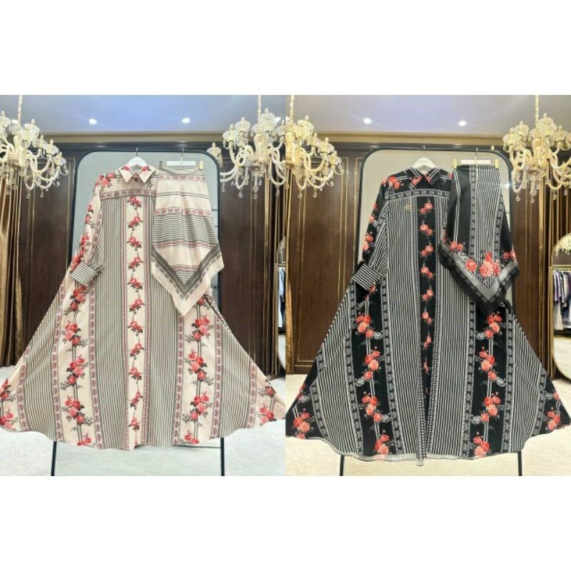Set Dress salur flower By Shella Saukia 
