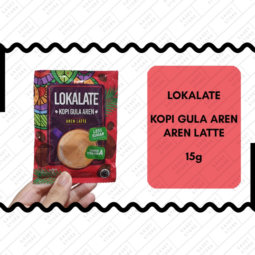 

Lokalate Kopi Gula Aren Latte 15g Sachet Kopi Instan Serbuk