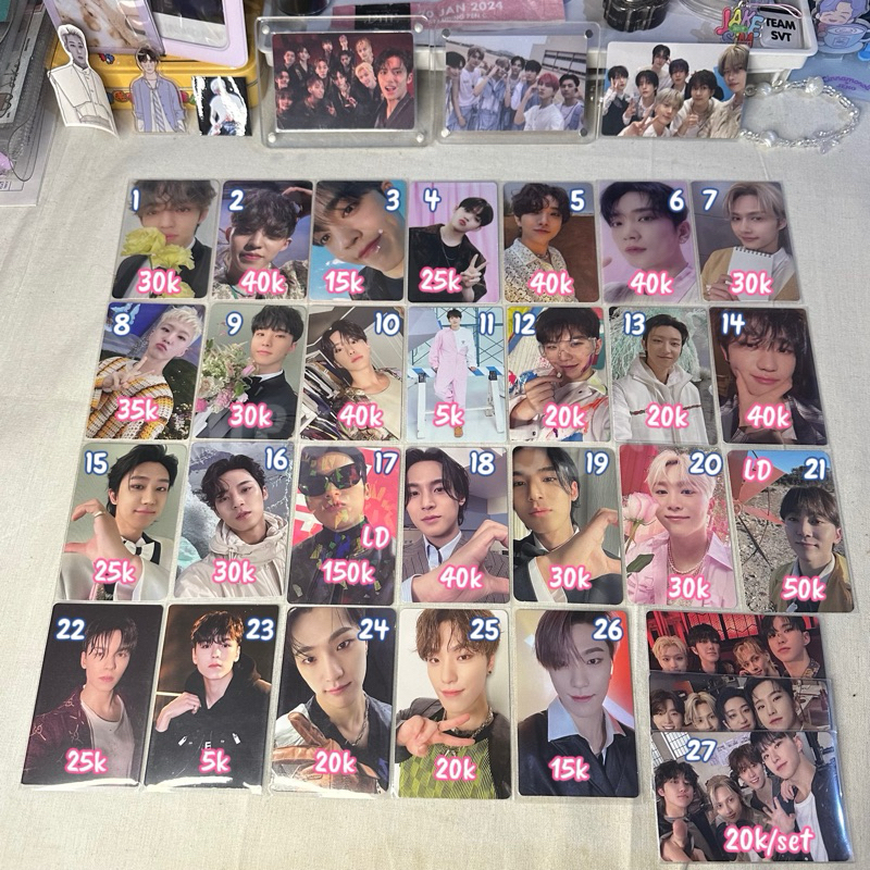 (ganti jasa kirim ke JNT) pc seventeen official scoups jeonghan joshua jun the8 dk seungkwan dino fm