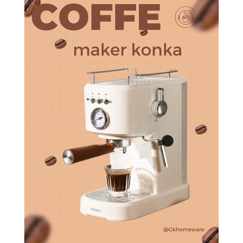 KONKA Espresso Coffe Machine / Coffe Maker / Mesin Coffe KKFJ-1203Y