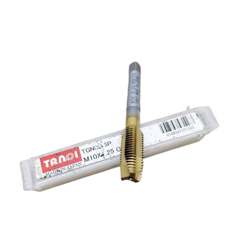 Tap M10×1.25 Tanoi japan hand tap lurus drat baut 14