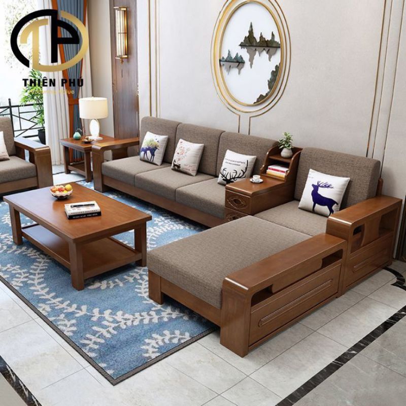 Kursi tamu sofa sudut minimalis kayu jati perhutani set kursi sofa sudut terbaru