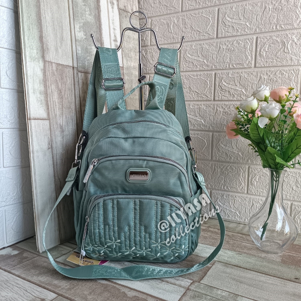 CHIBAO 3091-22 TAS RANSEL MINI WANITA KANVAS TERBARU & TERLARIS