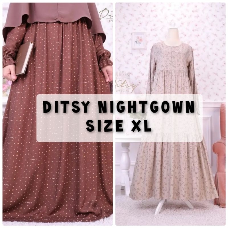 DITSY NIGHTGOWN SIZE XL