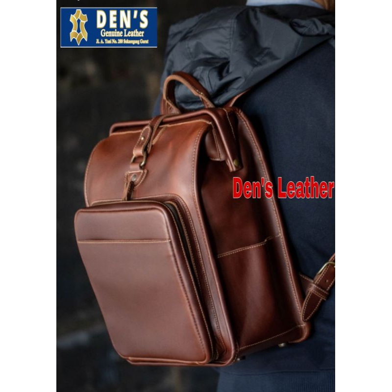 Tas ransel kulit asli original high quality, tas ransel pria. DL7793