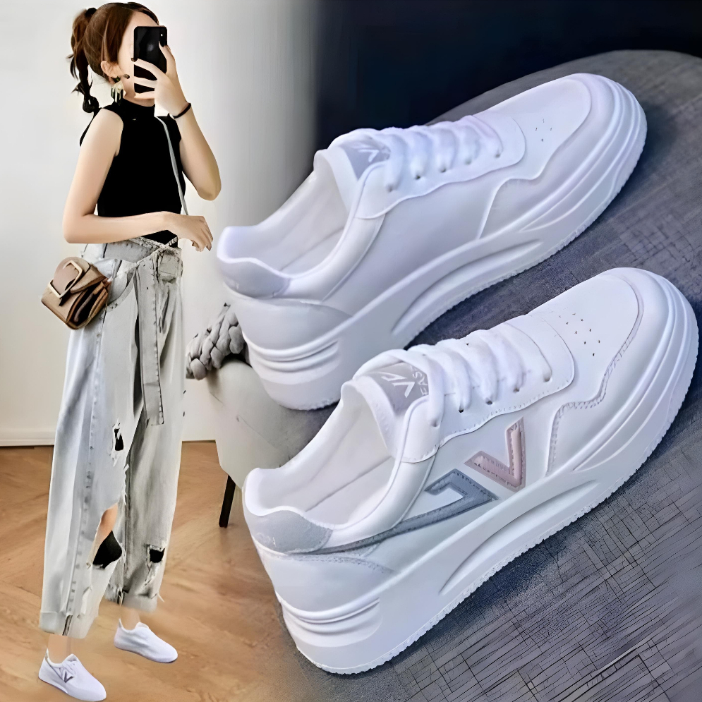 Grade Ori Meisyera_Official Sepatu Sneakers Wanita Terbaru Sepatu Putih Wanita Sepatu Wanita Korean