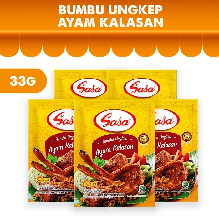 

Sasa Bumbu Ungkep Ayam Kalasan 33gr x 5pcs