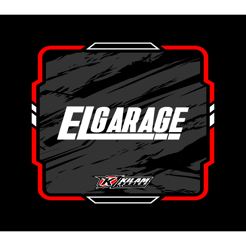 STIKER ELGARAGE CUTTING