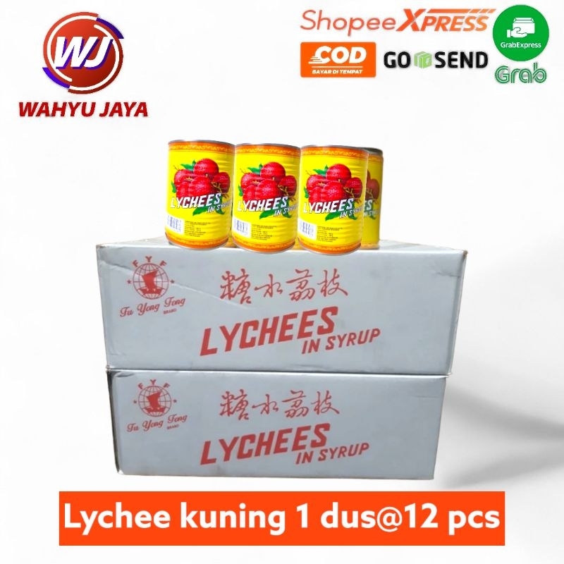 

my lichee kuning 567 gram 1 dus @12 kaleng