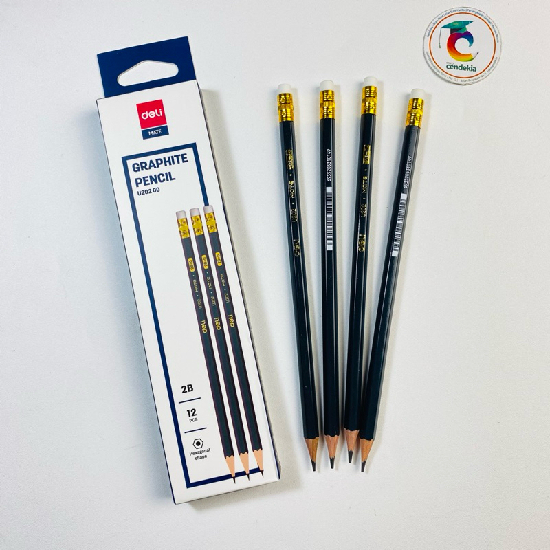 

Pensil DELI 2B dengan Penghapus U202