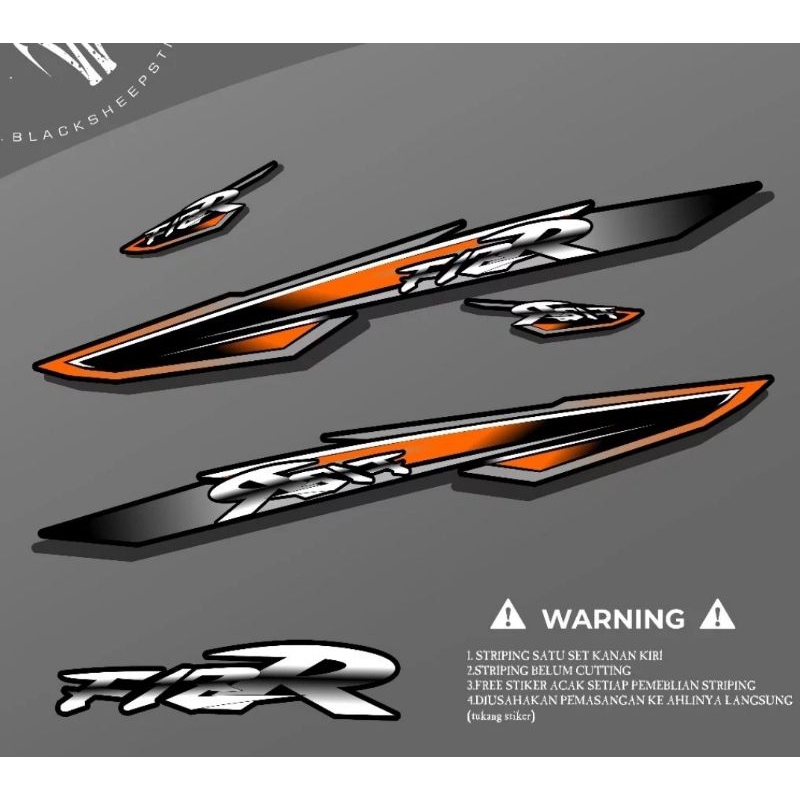 Striping F1zr Variasi Stiker Motor Yamaha F1zr Lis Cover Body Motor
