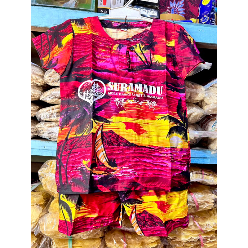 SETELAN PANTAI SURAMADU ANAK ANAK / STELAN PANTAI ANAK ANAK / BAJU PANTAI ANAK/ BAJU SURAMADU