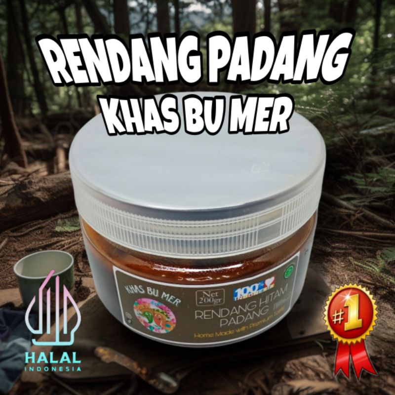 

Rendang Hitam Padang 200 gr