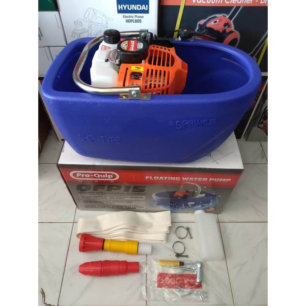 PROQUIP QFP15 Mesin Floating Water Pump (Pompa Air Apung Irigasi)