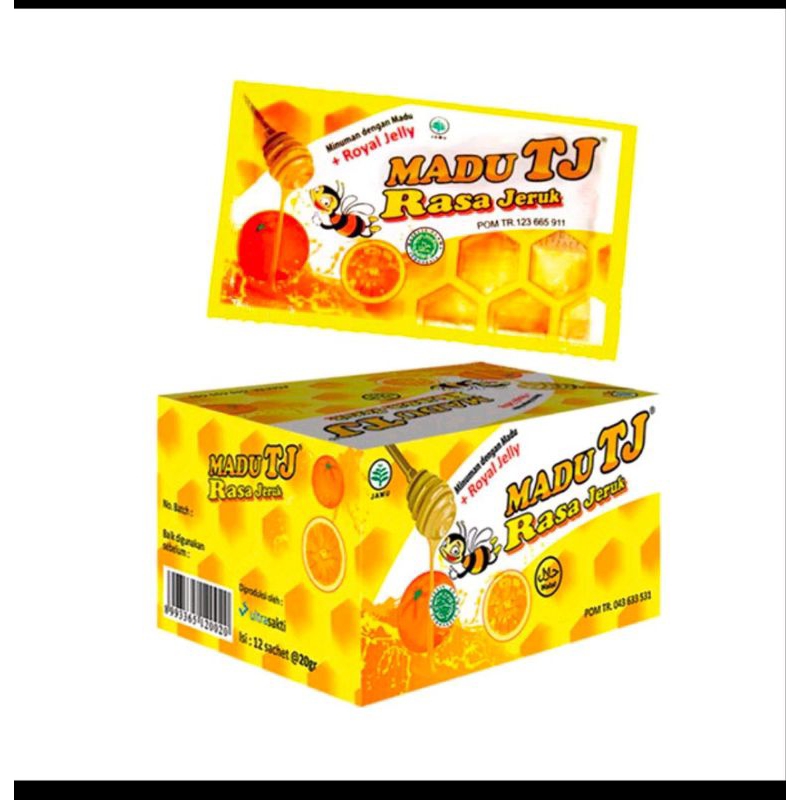 

Madu TJ Sachet Original Tresno Joyo 1 box isi 12 sachet