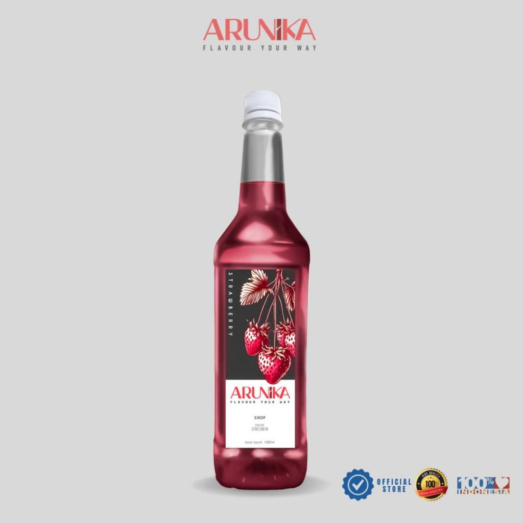 

Strawberry/ Stroberi Arunika Syrup 1000ml