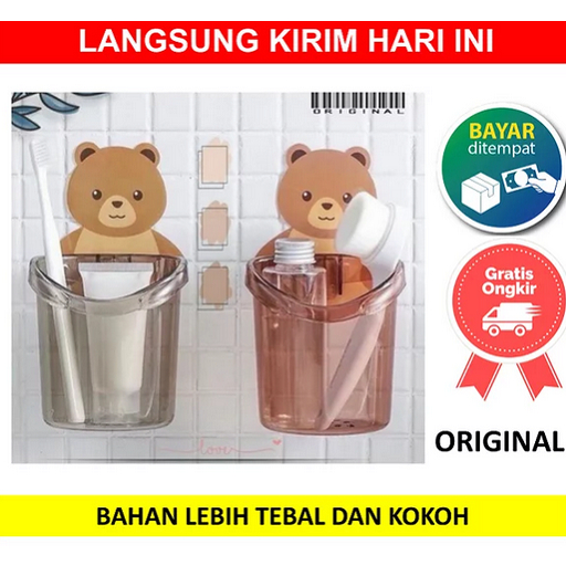 gantungan odol tempat sikat gigi dan odol geloistores