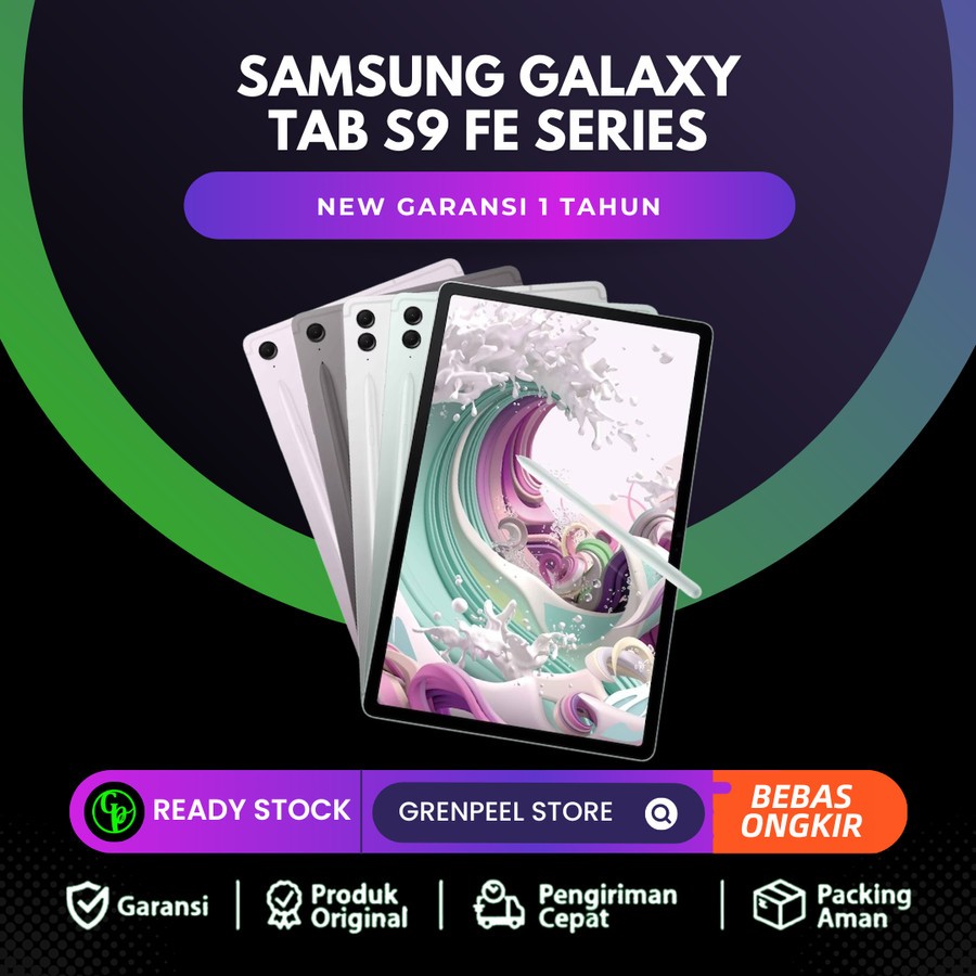 Samsung Galaxy Tab S9 FE 5G | Tab S9 Plus 256GB 128GB Garansi SEIN