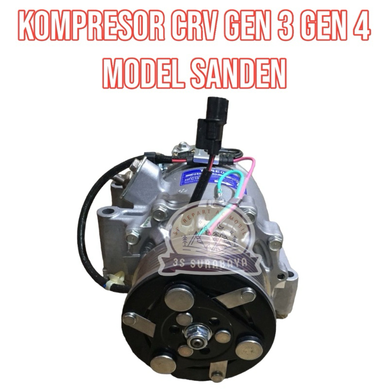 Kompresor Crv Gen 3 Gen 4 Model Sanden (Baru/New) Ac Mobil