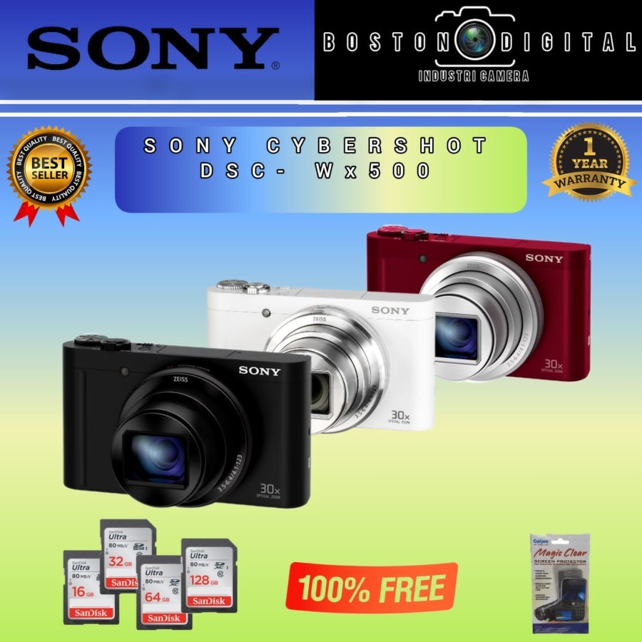 SONY CYBERSHOT DSC-WX500 / CAMERA DIGITAL SONY DSC-WX500 / SONY WX500