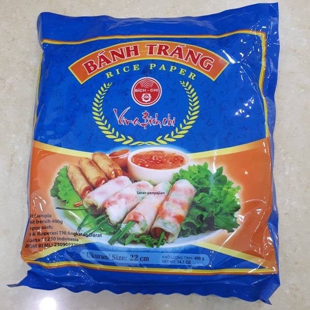 

TERBARU Rice Paper Vietnam Banh Trang BichChi Kulit Lumpia Bantrang Banhtrang Ban Trang Asli Vietnam