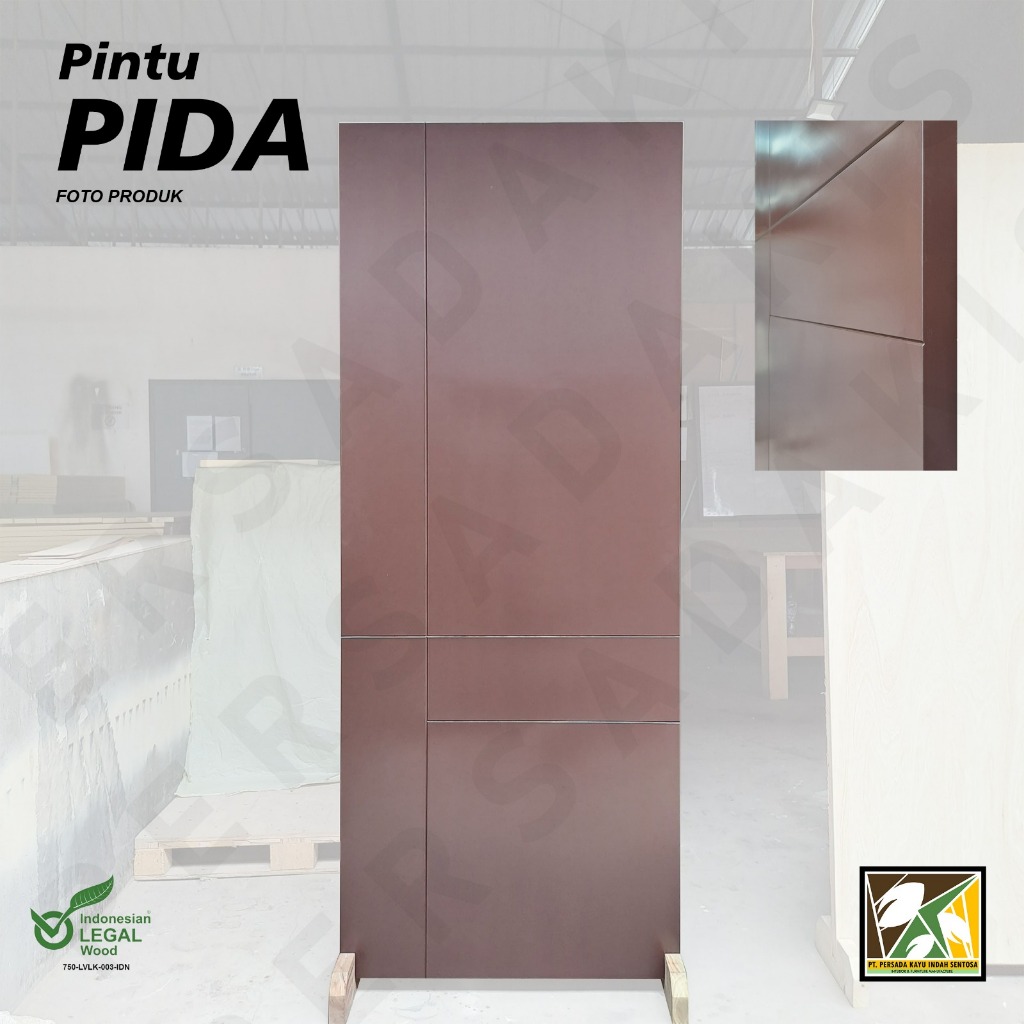 Daun Pintu Triplek Minimalis - PIDA- dengan finishing/polos - satuan