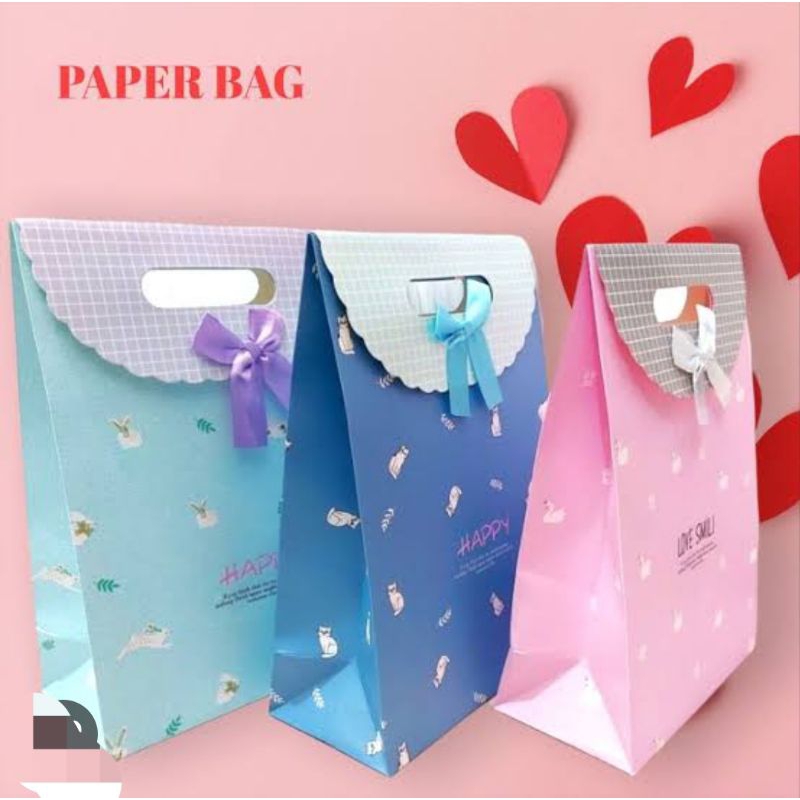 

Paper Bag Kecil Tas Kado Gift Bag Ribbon