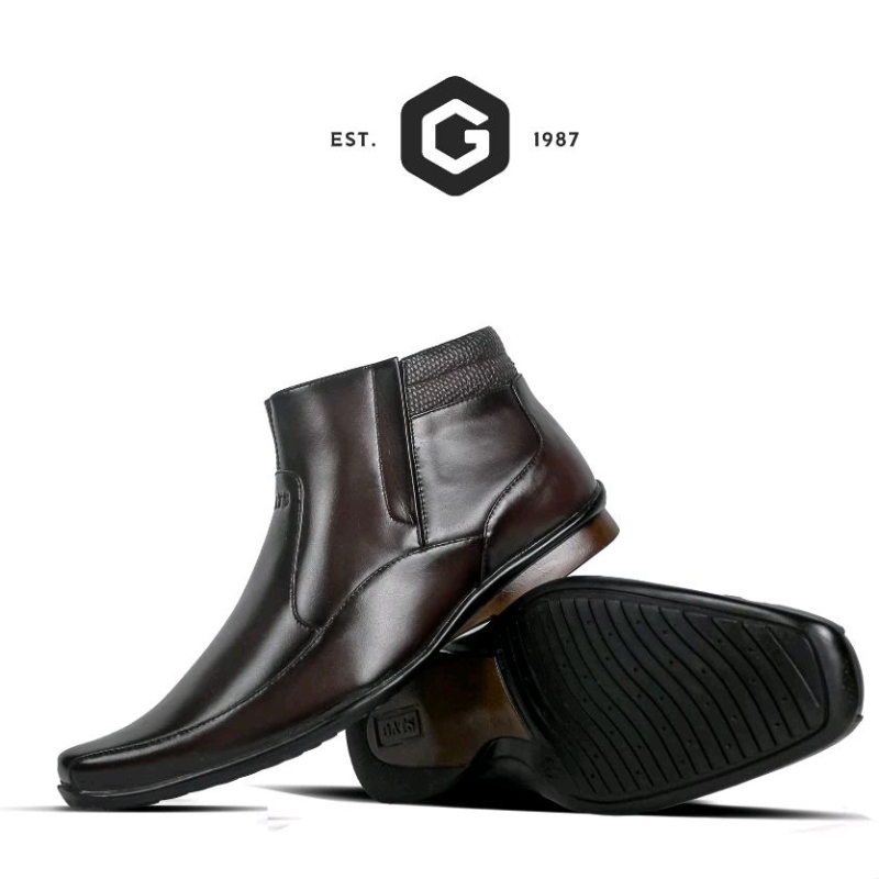 Sepatu GATS - ZU 0051 - Sepatu Kulit Chelsea Boots Casual Pria