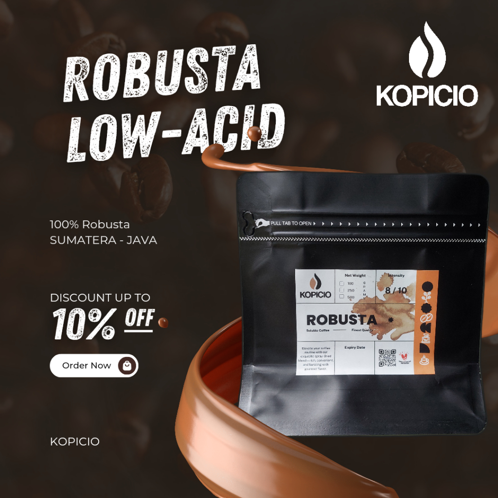 

Kopicio Kopi Tanpa Ampas Robusta Low Acid
