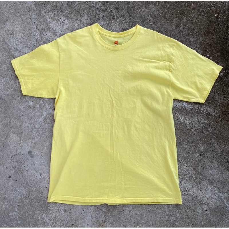 kaos hanes tagless second brand thrift