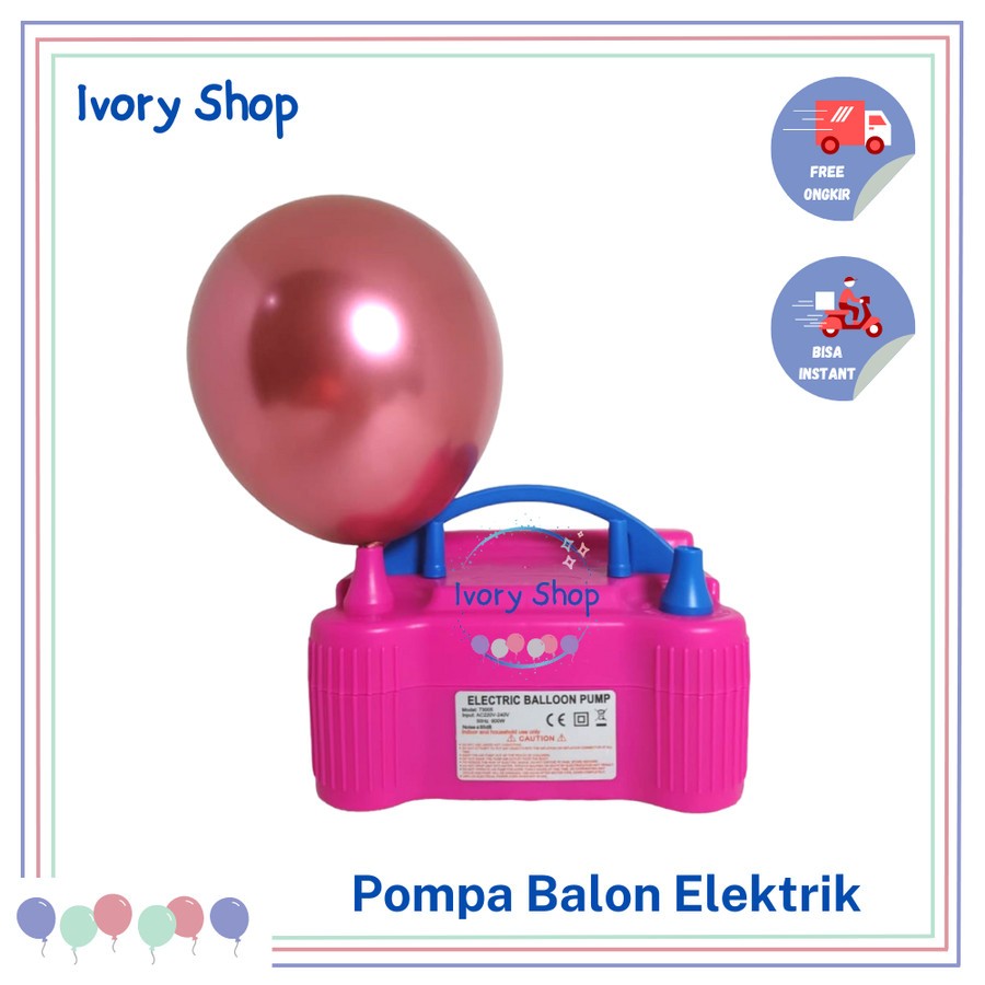 Pompa Balon Latex Elektrik Pompa Balon Listrik untuk PVC Ukuran dan Angin Besar