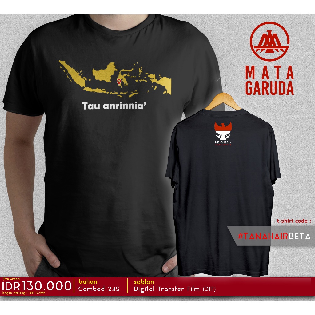 (MG) T-shirt #Indonesia Tanah Air Beta (Pre-Order)