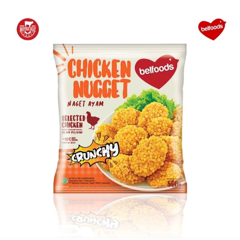 

Belfoods Chicken Nugget Favorite Crunchy 500gr