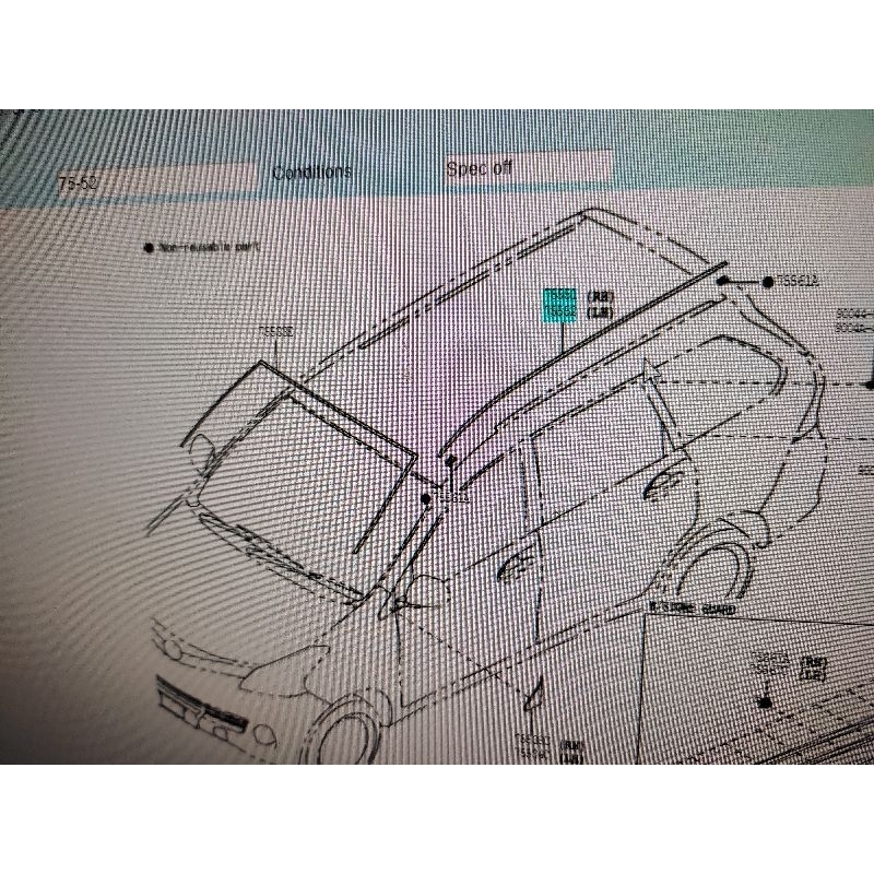 moulding atap grand new Avanza