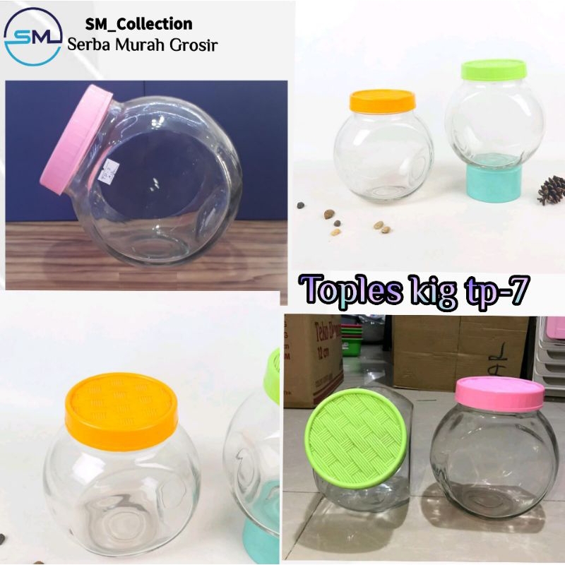 toples kaca/toples kue/toples asinan/toples kig tp-7